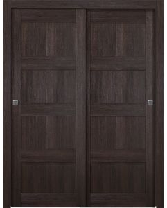Prefinished Avon 07 3R Veralinga Oak Modern Interior Bypass Door