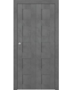 Prefinished Avon 07 4R Dark Urban Modern Interior Bi-Fold 2 Door
