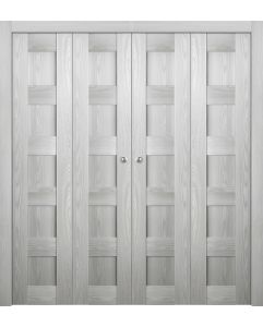 Prefinished Avon 07 4R Ribeira Ash Modern Interior Bi-Fold 4 Door