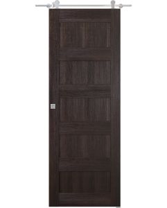 Prefinished Avon 07 4R Veralinga Oak Modern Interior Barn Door