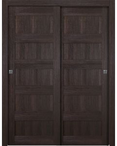 Prefinished Avon 07 4R Veralinga Oak Modern Interior Bypass Door