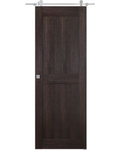 Prefinished Avon 07 RN Veralinga Oak Modern Interior Barn Door