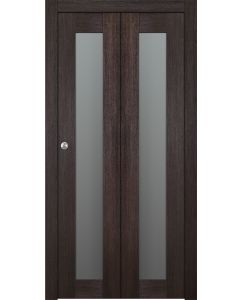Prefinished Avon 207 Vetro Veralinga Oak Modern Interior Bi-Fold 2 Door
