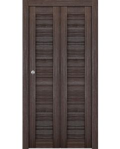 Prefinished Ermi Gray Oak Modern Interior Bi-Fold 2 Door