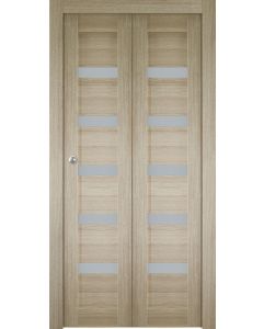 Prefinished Leora Vetro Shambor Modern Interior Bi-Fold 2 Door