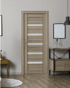 Prefinished Leora Vetro Shambor Modern Interior Single Door