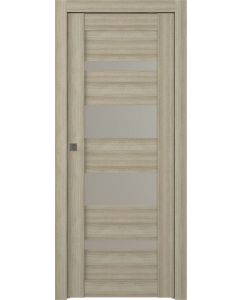 Prefinished Mirella Vetro Shambor Modern Interior Single Pocket Door