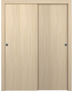 Prefinished Optima Loire Ash Modern Interior Bypass Door