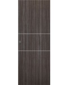 Prefinished Palladio 2H Gray Oak Modern Interior Magic Door