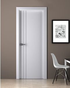 Prefinished Palladio 2V Bianco Noble Modern Interior Single Door