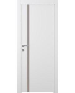 Prefinished Smart Pro 208 Vetro Polar White Modern Interior Single Door