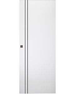 Prefinished Smart Pro 2V Black Polar White Modern Interior Magic Door