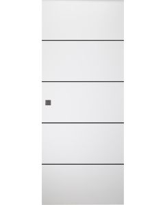 Prefinished Smart Pro 4H Black Polar White Modern Interior Magic Door