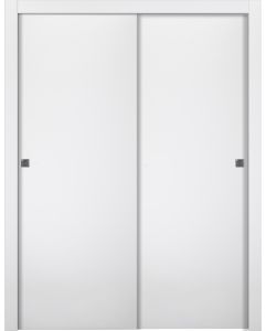 Prefinished Smart Pro Flat Polar White Modern Interior Bypass Door