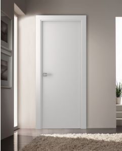 Prefinished Smart Pro Flat Polar White Modern Interior Single Door