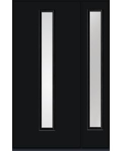 80 Clear Modern Pulse Linea Centered Smooth Fiberglass Single Door,Sidelite , WBD Impact