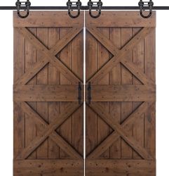 Double X Barn Double Door- Knotty Alder