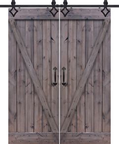 Z Barn Double Door- Knotty Alder