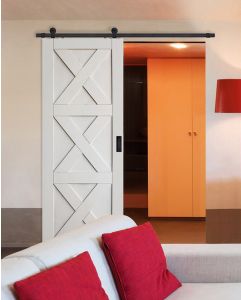 Triple X MDF Single Barn Door- Design on 2 Side