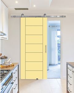 Brentwood MDF Single Barn Door- Design on 2 Side