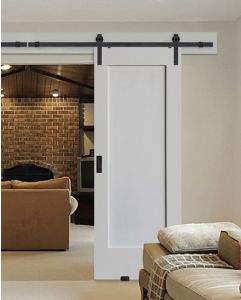 Craftsman 1 Panel MDF Single Barn Door- Design on 2 Side