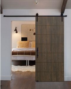 80" Birch Westwood Solid Contemporary Single Barn Door