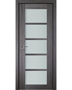 Italia French 5-Lite, Swiss Elm Prefinished Interior Single Door