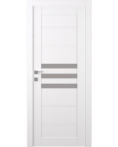 Prefinished Dome Vetro Snow White Modern Interior Single Door