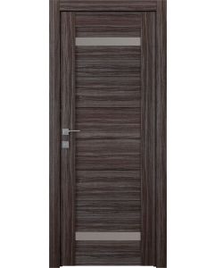 Prefinished Perla Vetro Gray Oak Modern Interior Single Door