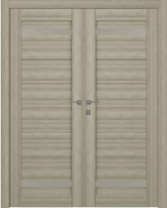 Prefinished Perla Vetro Shambor Modern Interior Double Door