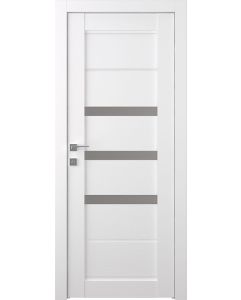 Prefinished Rita Vetro Bianco Noble Modern Interior Single Door
