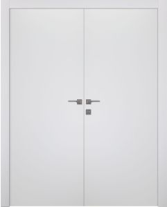Prefinished Unica Bianco Noble Modern Interior Double Door