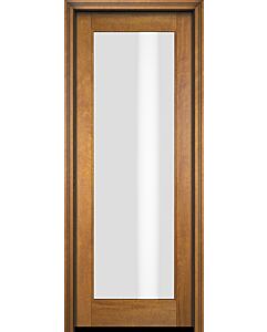 Mahogany Full Lite Single Door|G101-OG