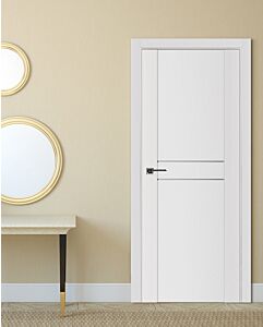 Modern Stile-03 Prefinished White Interior Single Door