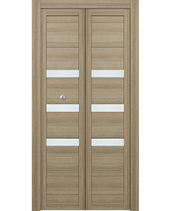 Prefinished Dora Vetro Shambor Modern Interior Bi-Fold 2 Door