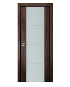 Italia Vetro, Laminated Glass Prestige Brown 3H, Prefinished Interior Single Door