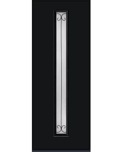 96 Riserva Modern Pulse Linea Centered Smooth Fiberglass Single Door , WBD Impact