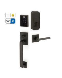 EMpowered™ Motorized Touchscreen Smart Keypad Entry Set With Baden Grip