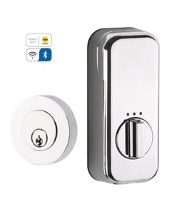 Modern Disc Deadbolt with EMPowered Motorized Smart Lock Upgrade