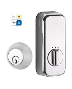 Regular Deadbolt with EMPowered Motorized Smart Lock Upgrade