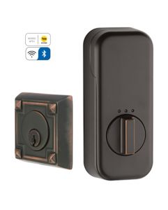 Arts & Crafts Deadbolt with EMPowered Motorized Smart Lock Upgrade