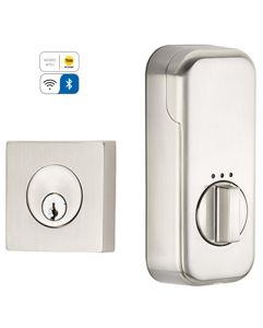 Square Deadbolt with EMPowered Motorized Smart Lock Upgrade