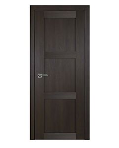 Italia Stile, 3-Panel, Shaker Prefinished Interior Single Door