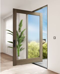 Panorama Full Lite Contemporary Modern Shaker Pivot Door| PANORAMA