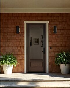 Mahogany Arch Lite, 3/4 Lite 1 Panel Single Door|G7501-AR-OG
