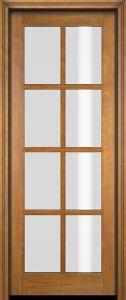 Mahogany Full Lite, 8 Lite SDL Single Door|G801-OG