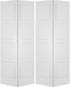 Raised 4 Panel Contemporary Modern Bifold 4 Door | GP410