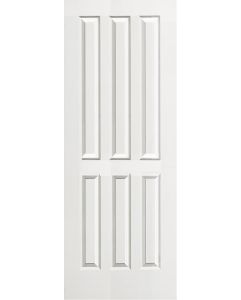 Raised 6 Panel Interior Single Door | GP607