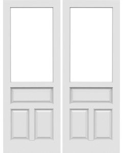 1/2 lite Raised 3 Panel Interior Double Door | GPG41601