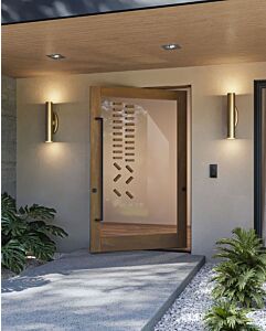 Mahogany KASK SDO Contemporary Modern Shaker Impact-Rated Pivot Door